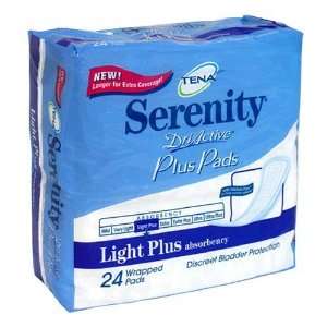  Serenity DriActive Plus Wrapped Pads, Ultra Thin, 24 Pads 