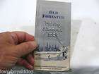 OLD FORESTER 1954 Fishing Almanac original   OLD USED COLLECTOR 