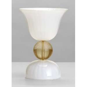  Morgan 1 Light 13 White Glass Table Lamp 04462