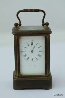 Tiffany French Antique miniature carriage clock  