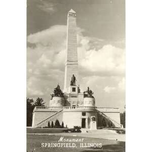   Postcard   Lincoln Monument   Springfield Illinois 