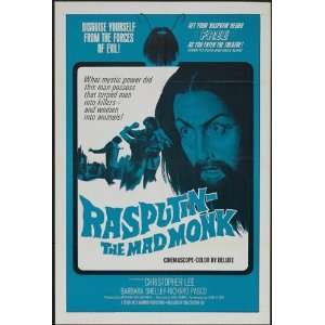  Rasputin   The Mad Monk Movie Poster (11 x 17 Inches 