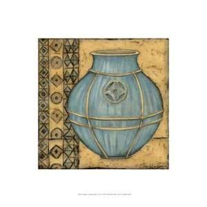  Square Cerulean Pottery I   Poster by Chariklia Zarris 
