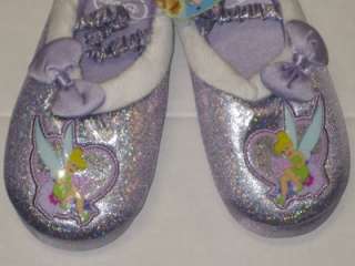  Fairy Purple Glitter Sparkly Slippers Shoes all sizes Toddlers  