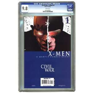  Civil War X Men #1 CGC 9.8 Toys & Games