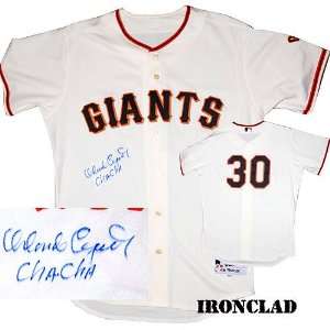 Ironclad San Francisco Giants Orlando Cepeda Signed Jersey w/ Cha Cha 