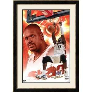  Cleveland Cavaliers   Shaquille ONeal Framed Poster Print 