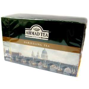 Ahmad Tea London Darjeeling   20 foil tea bags  Grocery 