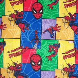  44 Wide Fabric The Amazing Spider Man Web Patch Fabric 