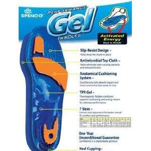  Spenco Performance Gel Insoles, Available in Various Adult 