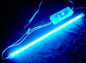 Logisys 15 Blue Cold Cathode Light Sound Activated KIT MOD CASE 
