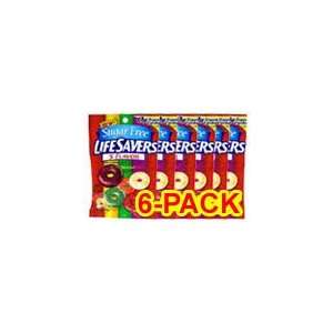 Life Savers Sugar Free 5 Flavor Hard Candy 2.75 oz   Pack of 6  