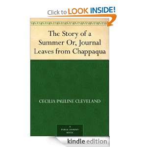   Leaves from Chappaqua eBook Cecilia Pauline Cleveland Kindle Store