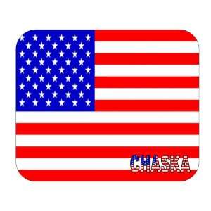  US Flag   Chaska, Minnesota (MN) Mouse Pad Everything 