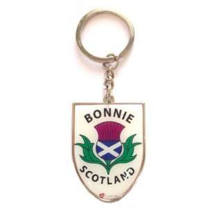    Bonnie Scotland Shield Keyring scottish souvenir Toys & Games