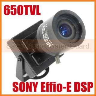 650TVL HD Effio E DSP SONY CCD Mini Camera 2.8 12mm Len  