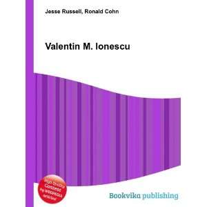  Valentin M. Ionescu Ronald Cohn Jesse Russell Books