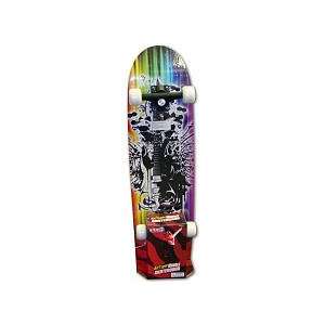   Action Wheels 28 inch Skateboard   Guitar with Eyes