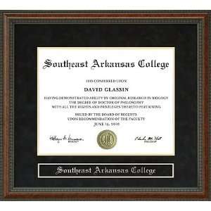    Southeast Arkansas College (SEARK) Diploma Frame