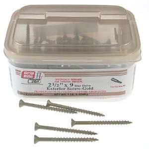  Prime Source 2 .50in. Gold Star Drive Exterior Screw 