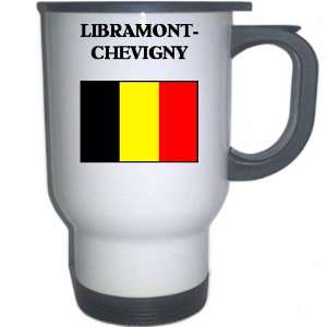 Belgium   LIBRAMONT CHEVIGNY White Stainless Steel Mug 