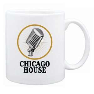  New  Chicago House   Old Microphone / Retro  Mug Music 