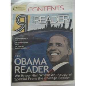  Obama Chicago Reader Newspaper Inaugural Special 1/15/09 