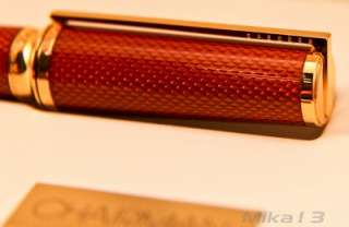 ST DUPONT CHAIRMAN AMBER LARGE PEN (MODE L411286) NEW IN CHAIRMAN 