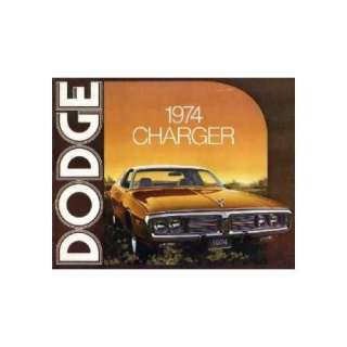  1974 DODGE CHARGER Sales Brochure Literature Book