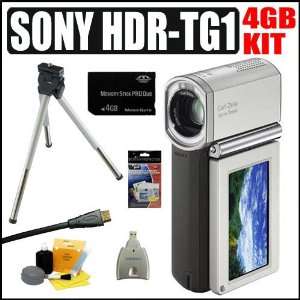  Sony HDR TG1 4MP High Definition Handycam Camcorder + 4GB 