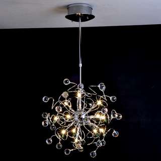 Modern 15 light Crystal Chandelier Pendant Lamp Ceiling Lighting 110V 