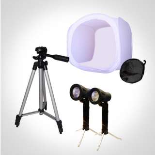Photography Softbox Box Photo Lighting 50w Light Tripod kit w/ Bulbs 