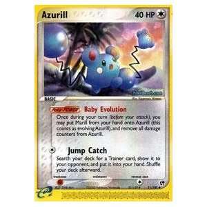  Pokemon   Azurill (31)   EX Sandstorm   Reverse Holofoil Toys & Games