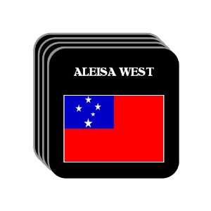  Samoa   ALEISA WEST Set of 4 Mini Mousepad Coasters 