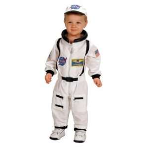  Jr Astronaut Suit (White) w/ Embroidered Cap Infant 