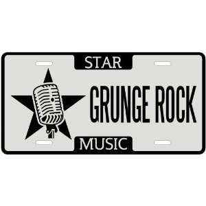   New  I Am A Grunge Rock Star   License Plate Music
