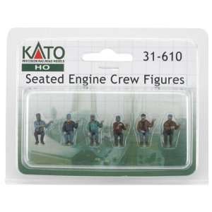  Kato USA, Inc. HO Seated Engine Crew (6) Toys & Games
