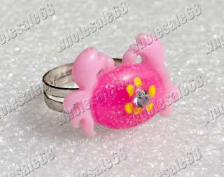   jewelry lots 99pcs assorted lovely fashion resin children rings free