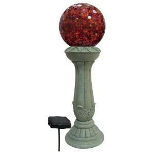 Solar Gazing Globe Stand with 3 LED LightsAlpine NGG100