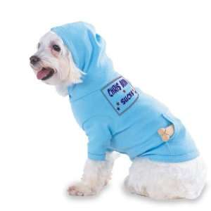 CHRIS DODD SUCKS Hooded (Hoody) T Shirt with pocket for your Dog or 
