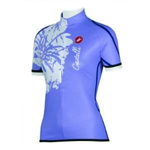Castelli Womens Soffio Short Sleeve Cycling Jersey   Lilac   A7075 