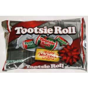 Tootsie Roll Holiday Midgees, 12oz Bag  Grocery & Gourmet 