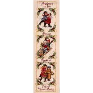  Victorian Christmas Bellpull, Cross Stitch from Vermillion 