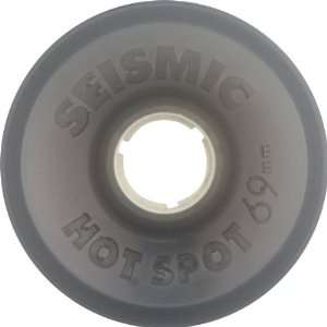  Seismic Hot Spot 69mm 87a Tran.black Grey Skate Wheels 