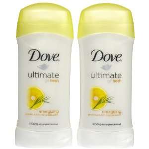  Dove Go Fresh Anti Perspirant, Ultimate Clear, Energizing Twin 