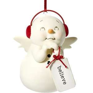  Dept 56 Believe Snowman Ornament