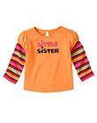 Gymboree NWT Fall Homecoming Orange Little Sister Top 3T 3 Girls new 