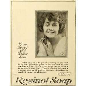  1919 Ad Resinol Soap Skin Care Medicated Cleansing Beauty 