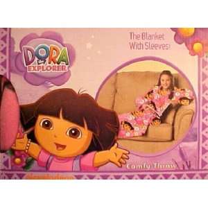    Dora the Exployer Snuggie/ Blanket with Sleeves