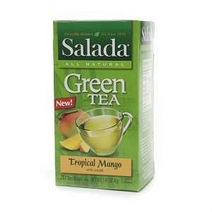 Salada All Natural Green Tea, Tropical Mango, 20 bags  